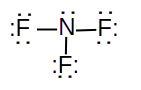 NF3 Lewis structure